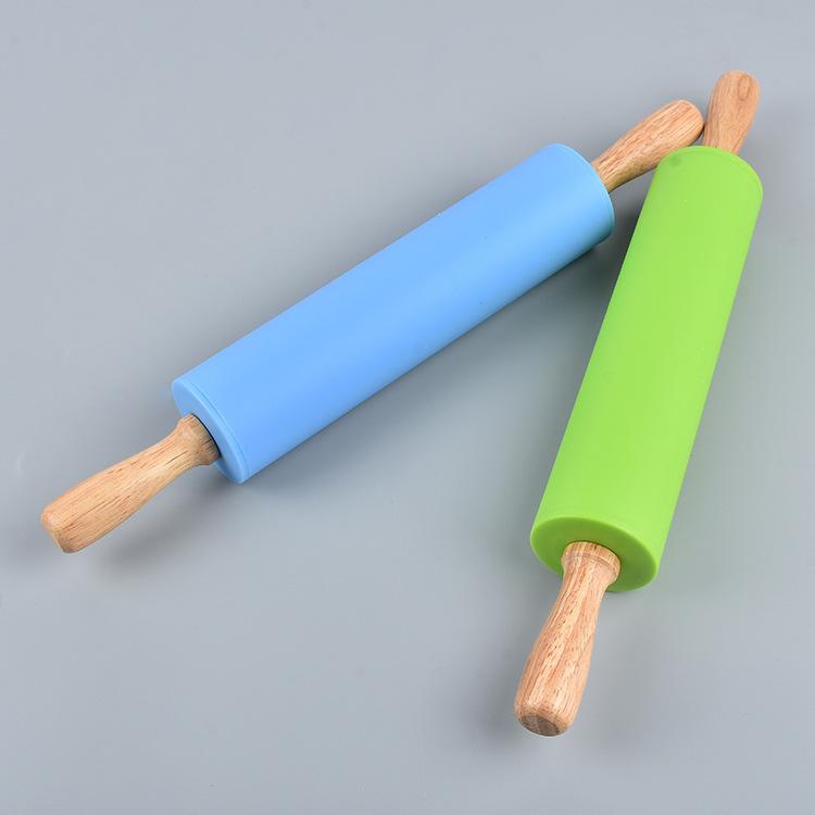 wooden handle creative roller type rolling pin