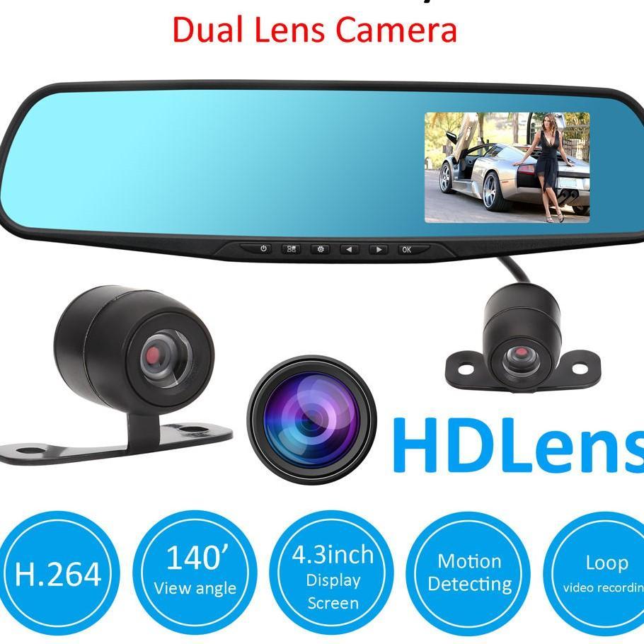 REAR VIEW MIRROR W/ DASHCAM AND BACK CAM