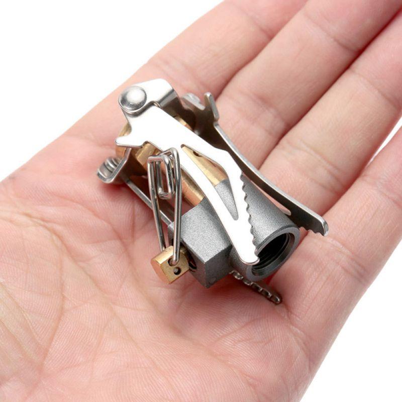 Folding Mini Camping Gas Stove Survival Cooker