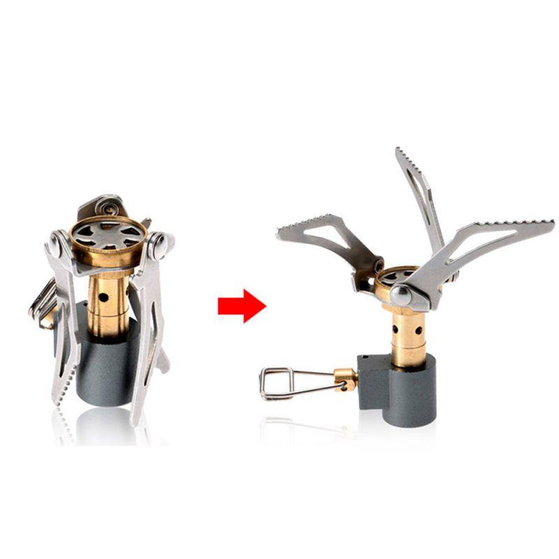 Folding Mini Camping Gas Stove Survival Cooker