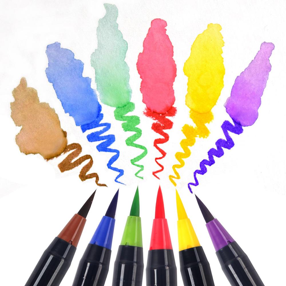 Watercolor Brush Pens - 20 Piece Set