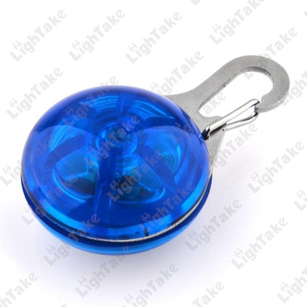 Flashing LED Dog Collar Pendant Clip Light