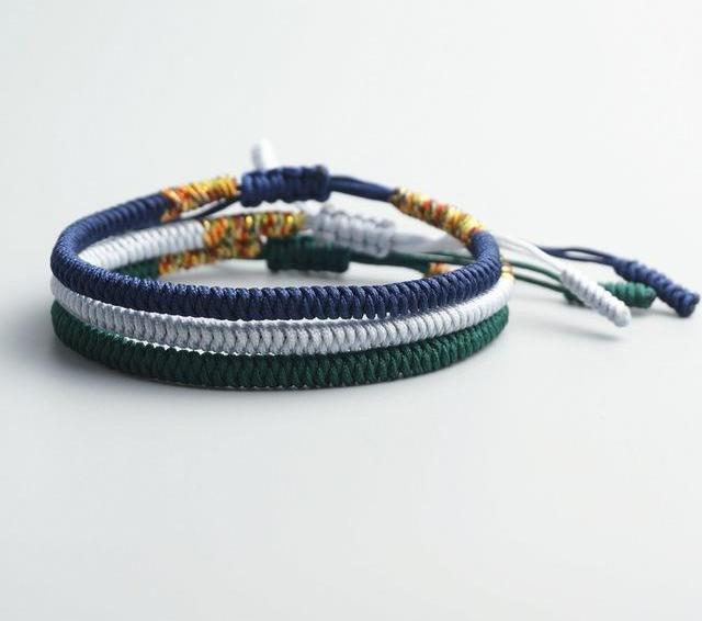 Handmade Buddhist Knots Rope Bracelet