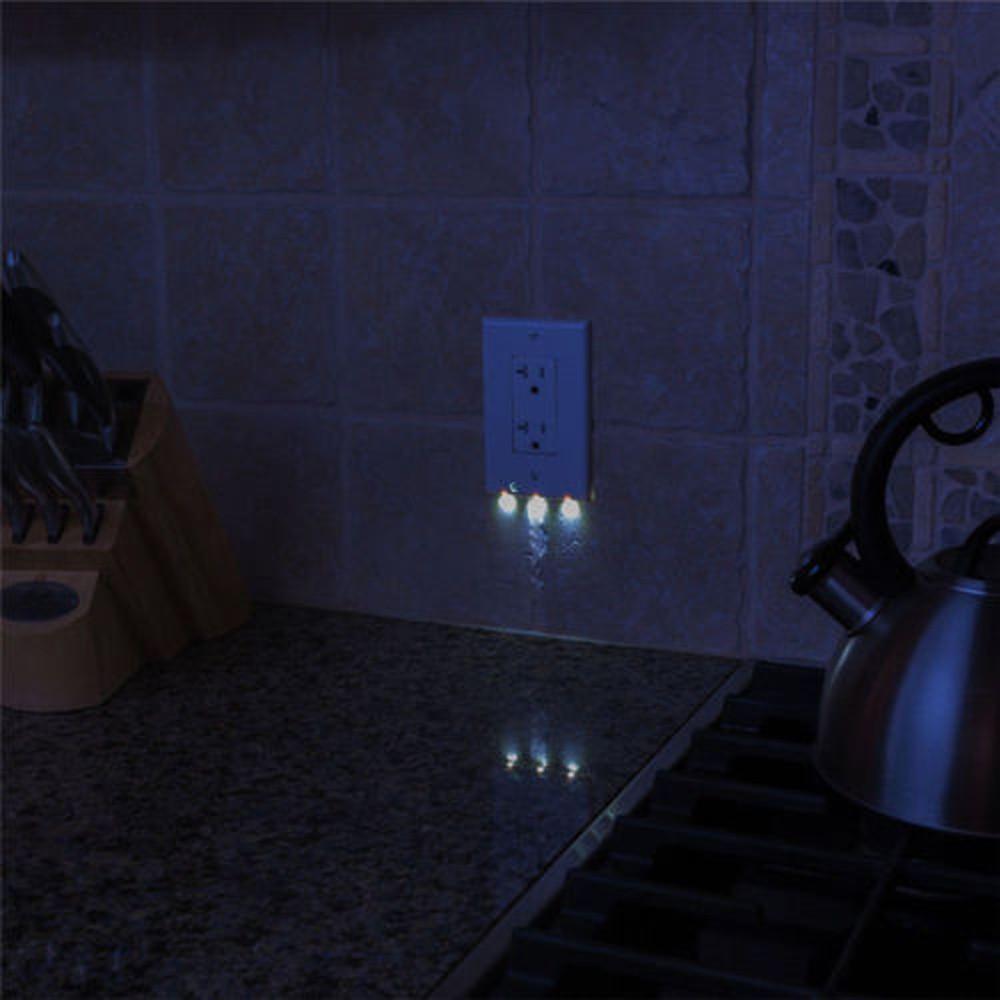 LED NIGHTLIGHT OUTLET COVER (PACK OF 2)